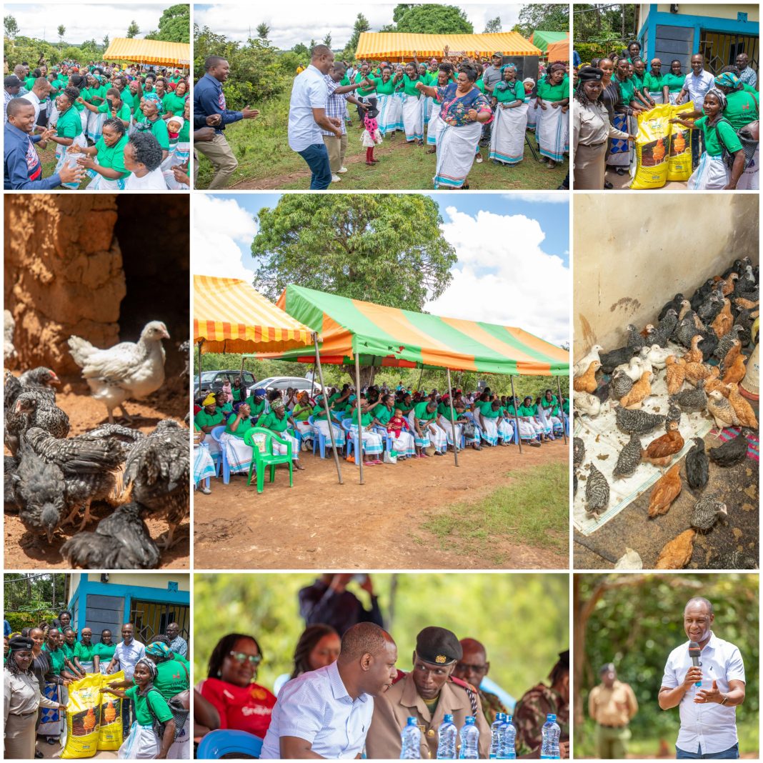 PS Jonathan Mueke Visits Tisuka Women Group in Support of Kienyeji Chicken Pilot Project PS Jonathan Mueke Visits Tisuka Women Group in Support of Kienyeji Chicken Pilot Project