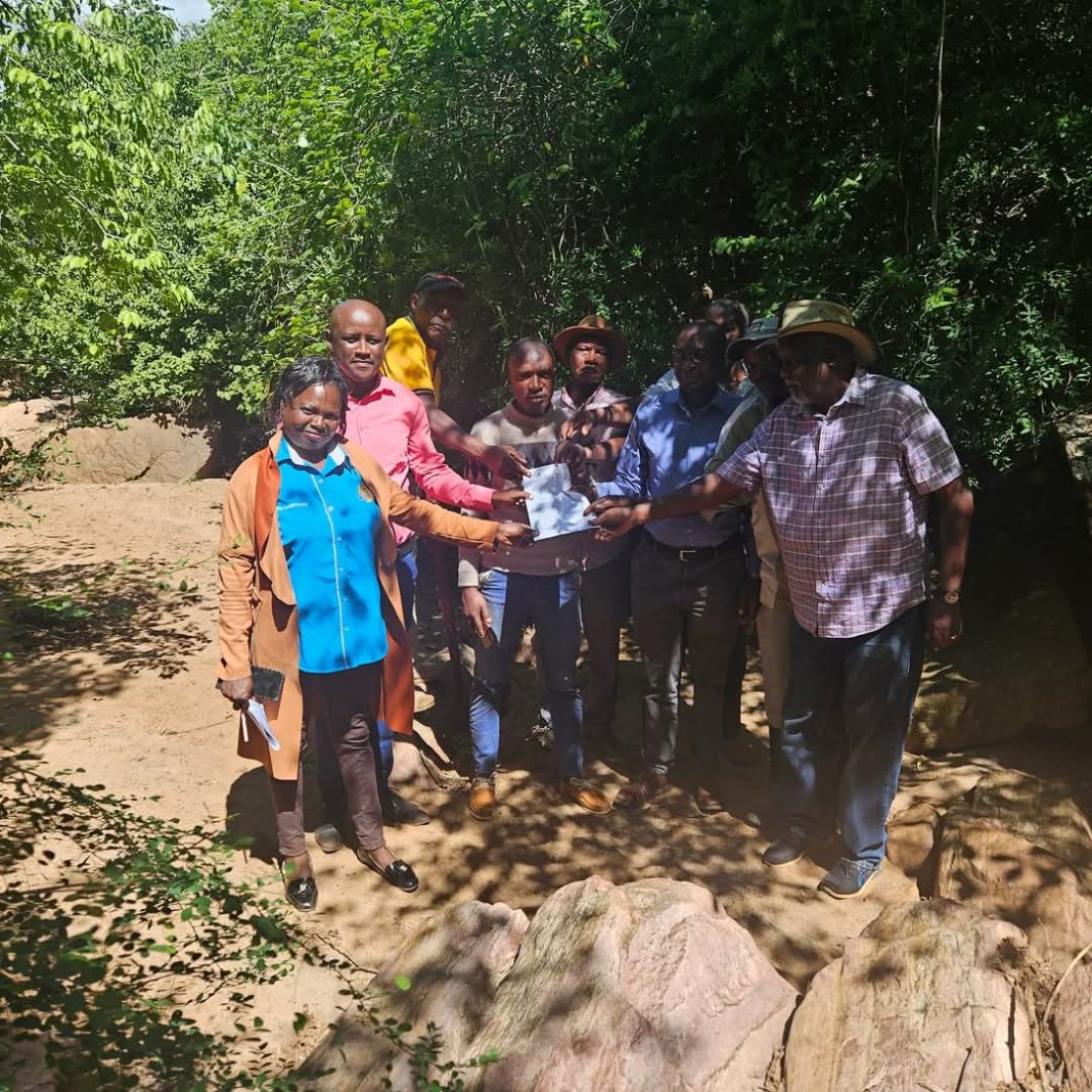 Yatta Kwa Vonza MCA Flags Off Sand Dam Project in Kalivini Fb Img 1746640804698
