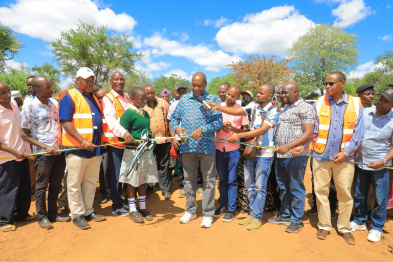 Kitui Governor Malombe Commissions 150-metre Thua Drift in Voo/Kyamatu Ward as resident Express Untold joy