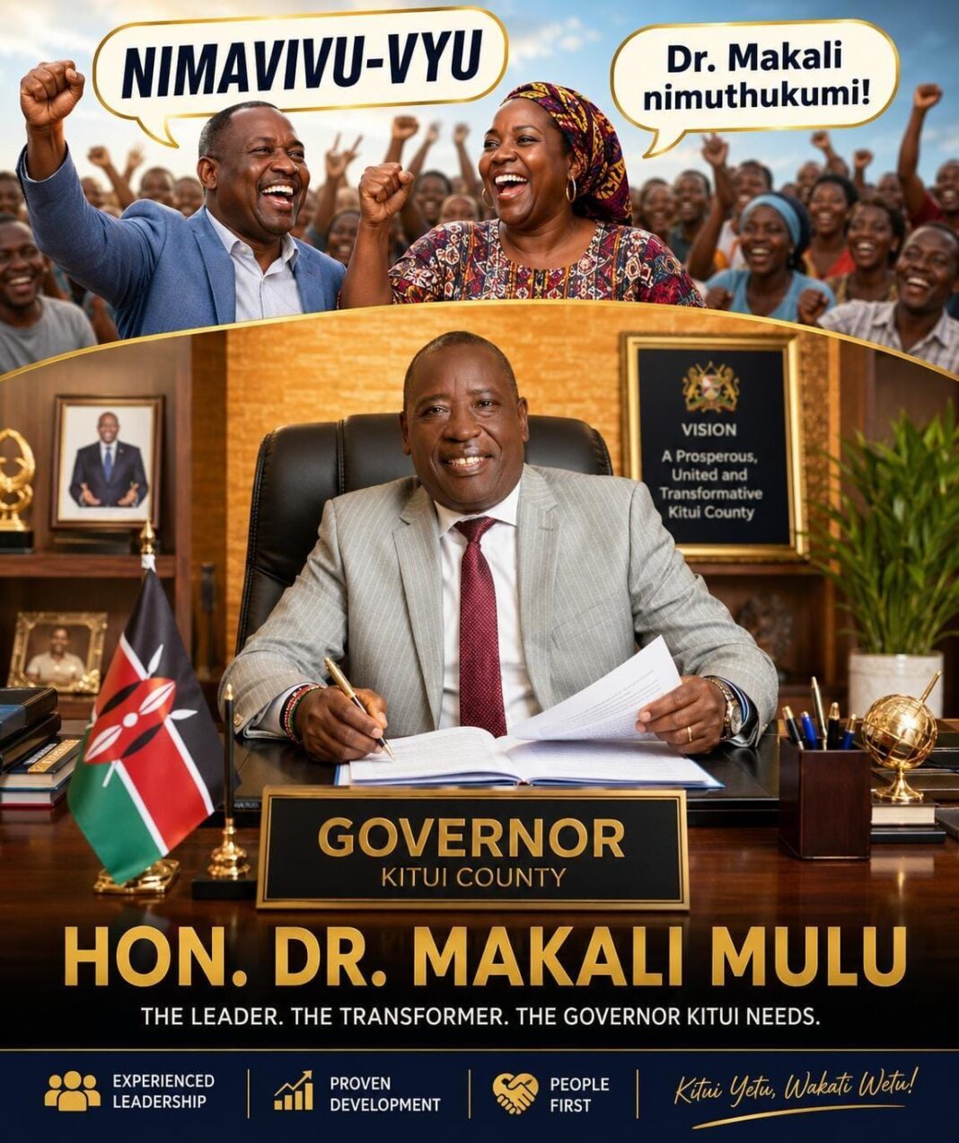 Public Mood Favors Dr. Makali Mulu: People are already decided Public Mood Favors Dr. Makali Mulu: People are already decided